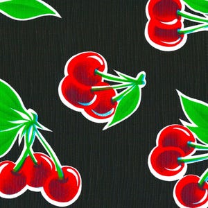 Black Cherry Oilcloth By The Yard