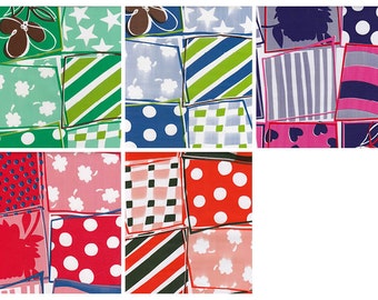 Crazy Quilt Oilcloth By The Yard Your Choice of Color