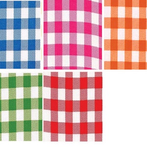 OilclothByTheYard    Large Gingham   Your choice of Color