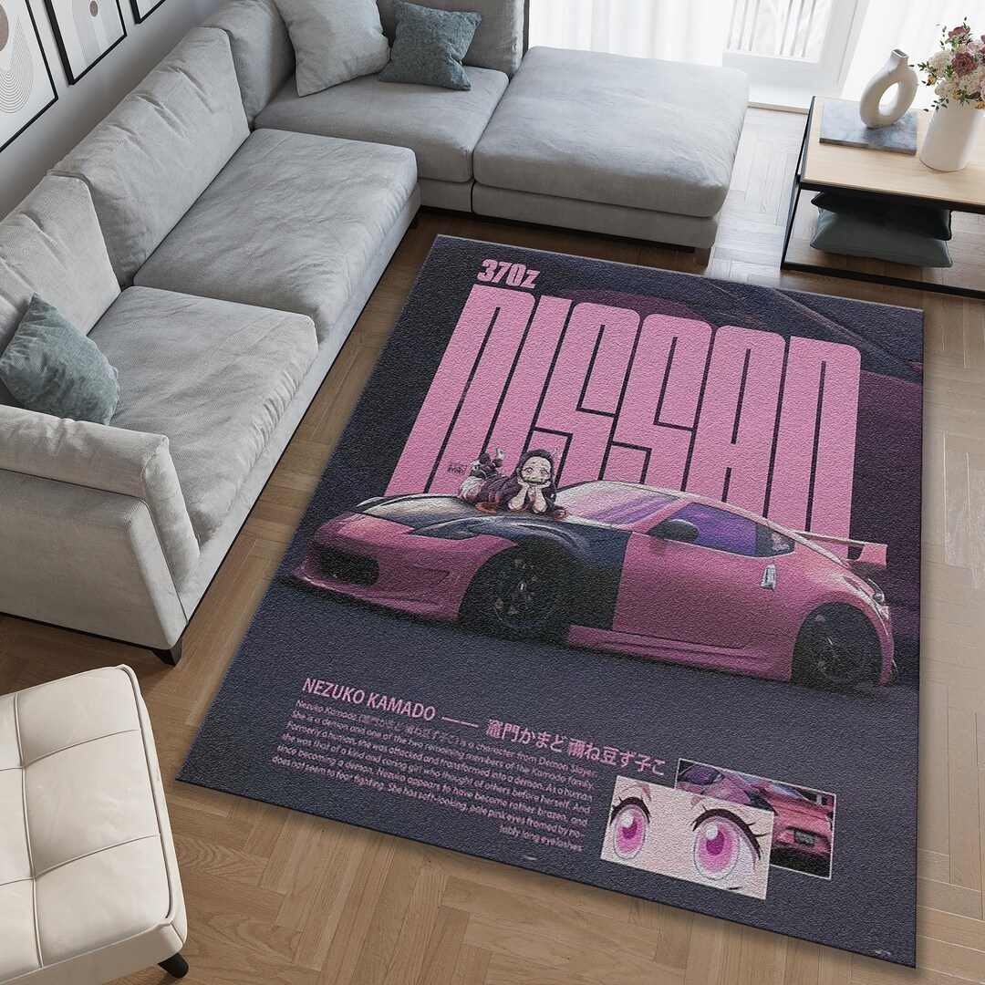 R35 Rug Nissan R35 Rug , Retro Car Rug, Sports Car Print Rug, Gift for Car ...