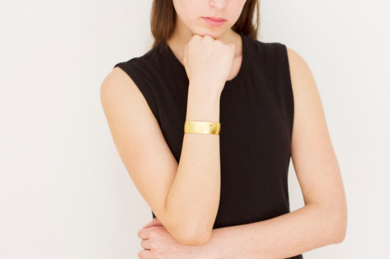 Capricorn Zodiac Constellation Cuff Bracelet Etsy