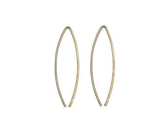 Gala, 14k Gold Filled Small Wishbone Earrings