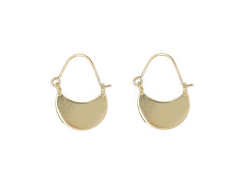 Halo Earrings, Sterling Silver or 14k Yellow Gold