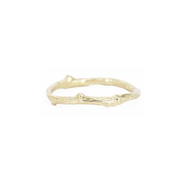 Brass Twig Ring