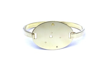 Brass Swing Top Cancer Zodiac Constellation Bracelet