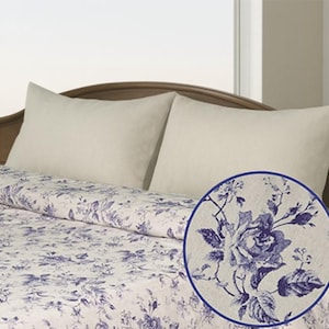 Linen bedding set. French country style. Natural linen bedding. Vintage milestone birthday gift. Godparents gift. Organic gift for mom.