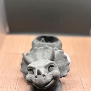Chompster the Dice Vault & Storage companion / Magnet-Locked Triceratops Dice Holder / DnD Gift / Fantasy Tabletop Decor