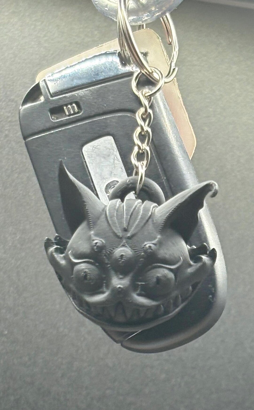 Demonc Key Chain Articulated Demon Cat Keychain – Spooky Gothic Charm for Keys or Bags ...