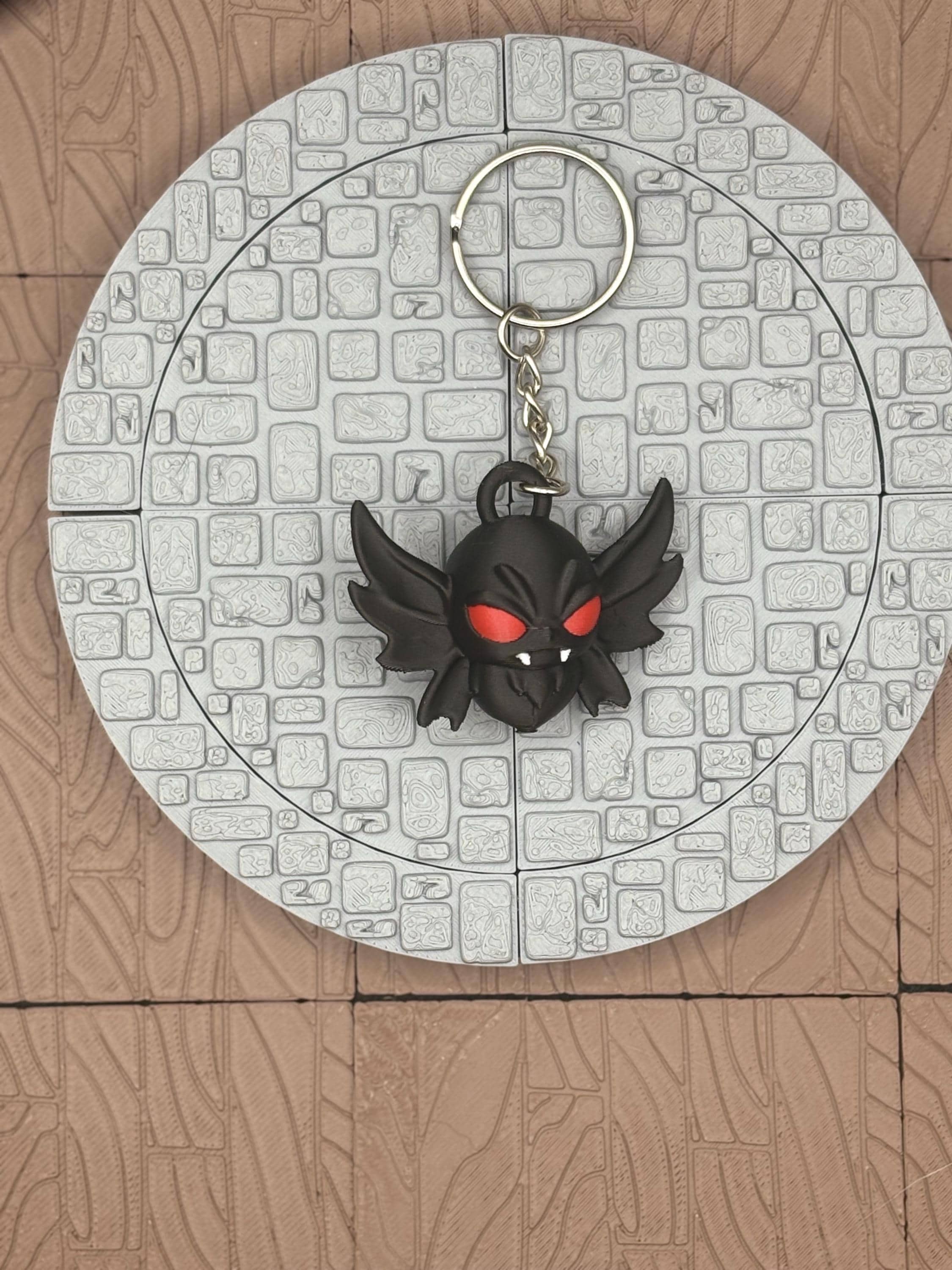Mothman Key Chain Mothman Keychain – Chibi Cryptid Keychain, Paranormal Creature Charm ...