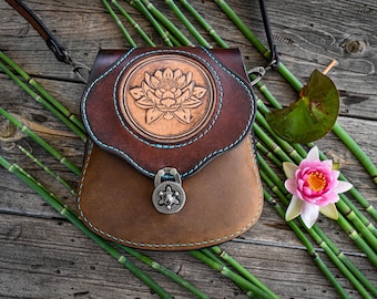 The Brigid: Lily Cossbody leather purse small day bag