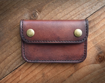 The Kenneth: Snap Wallet w/zipper coin pouch