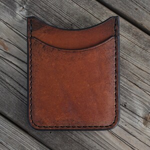 Rover II, billetera minimalista de cuero para tarjetas de crédito, billetera con clip para billetes, billetera con bolsillo frontal