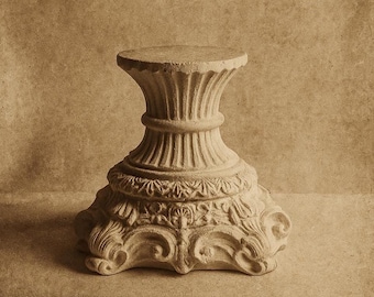 Handmade Concrete Candle Holder |Modern Home Decor | Minimalist Votive Stand | Unique Tabletop Art | Pillar Candle Display | Unique Art Gift