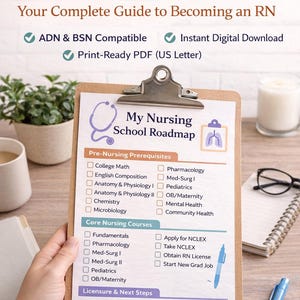 Liste de contrôle de la feuille de route de l'école d'infirmières - Suivez votre parcours des conditions préalables à l'autorisation d'exercer