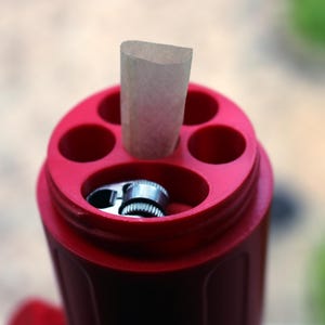 Durable Quintuple King Sized Joint and Bic Holder | Odor Resistant Pre Roll Tube | Cigarette Travel Stash Case | Holds 5 Pre Rolls or Joints