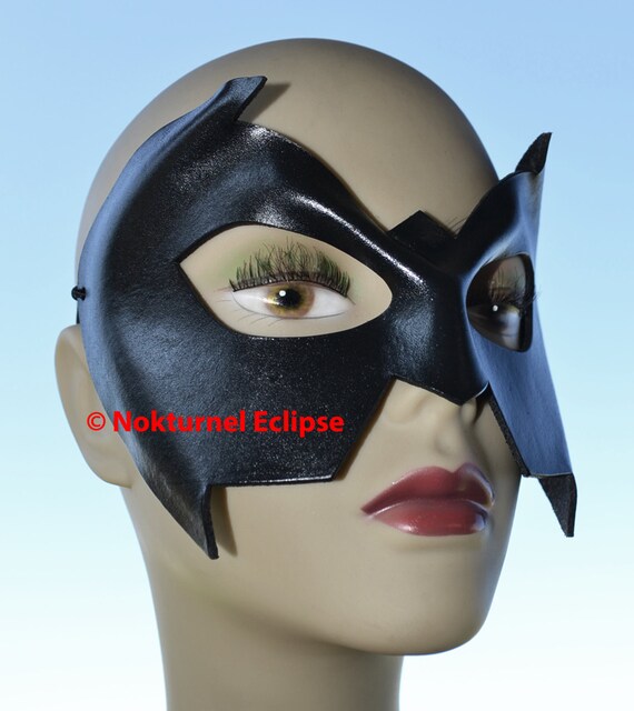 RED Robin Superhero Leather Mask Batman Batgirl Marvel Geek Halloween Costume