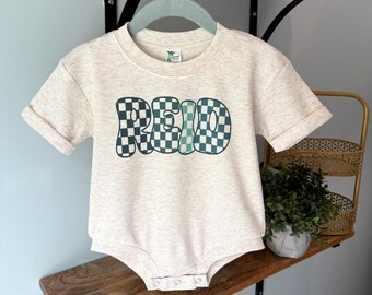 Boy's Mint Check Shirt, Personalized Check Shirt for Boys, Shirt for Child, Shirt For Baby, Shirt For Toddler, Oatmeal Shirt for Boys