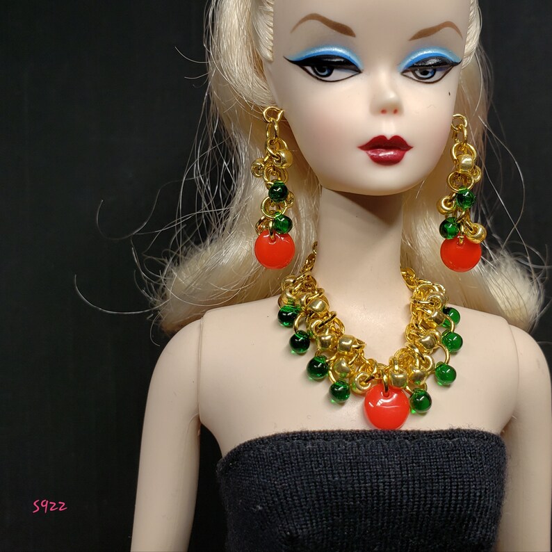 Doll jewelry Barbie jewelry handmade doll jewelry set Etsy