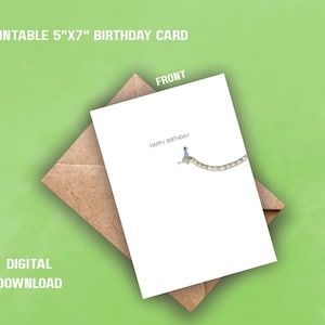 Cartão de aniversário de Robert Irwin