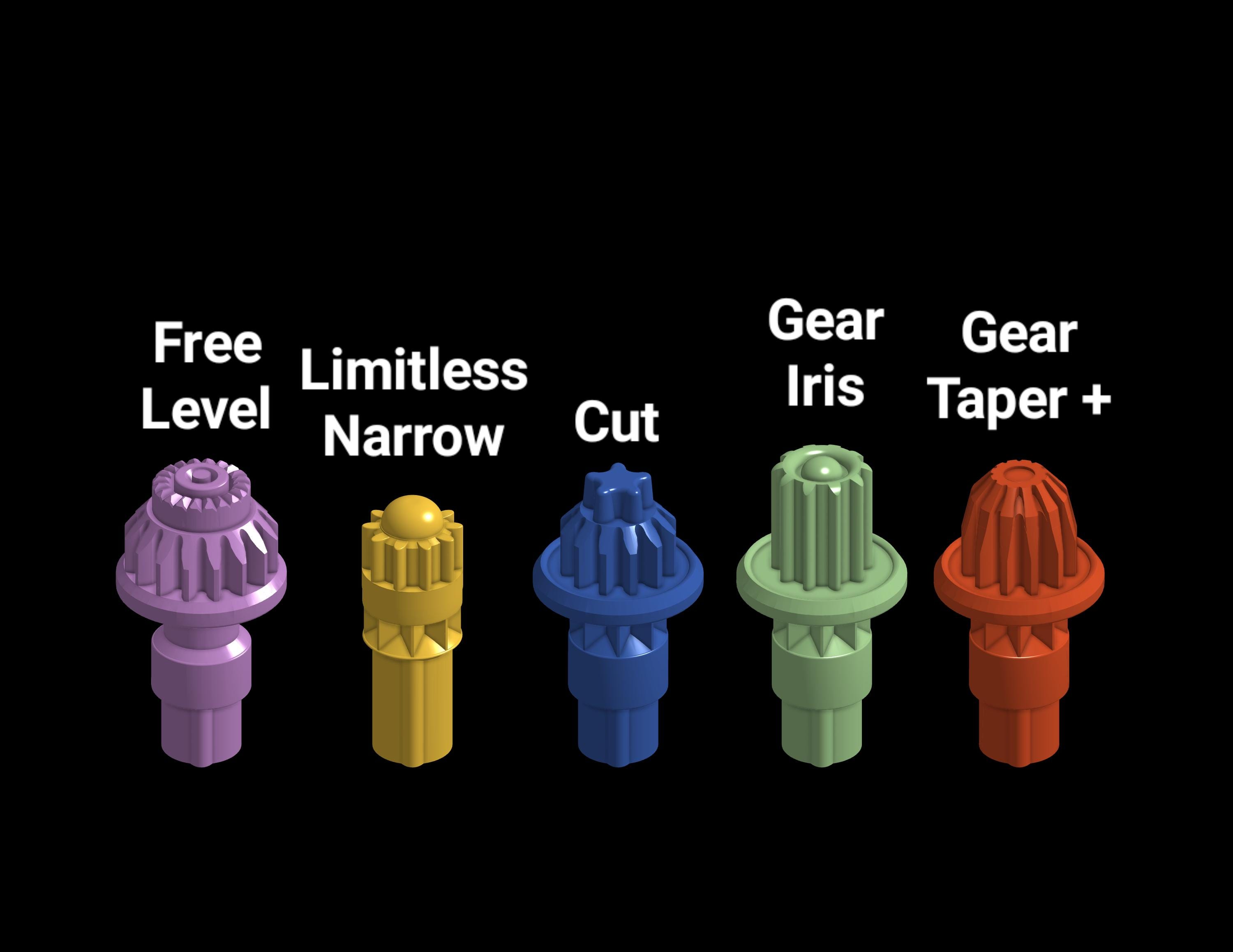 Two Black Custom Beyblade X Bits + BONUS Bit [PETG] - Etsy