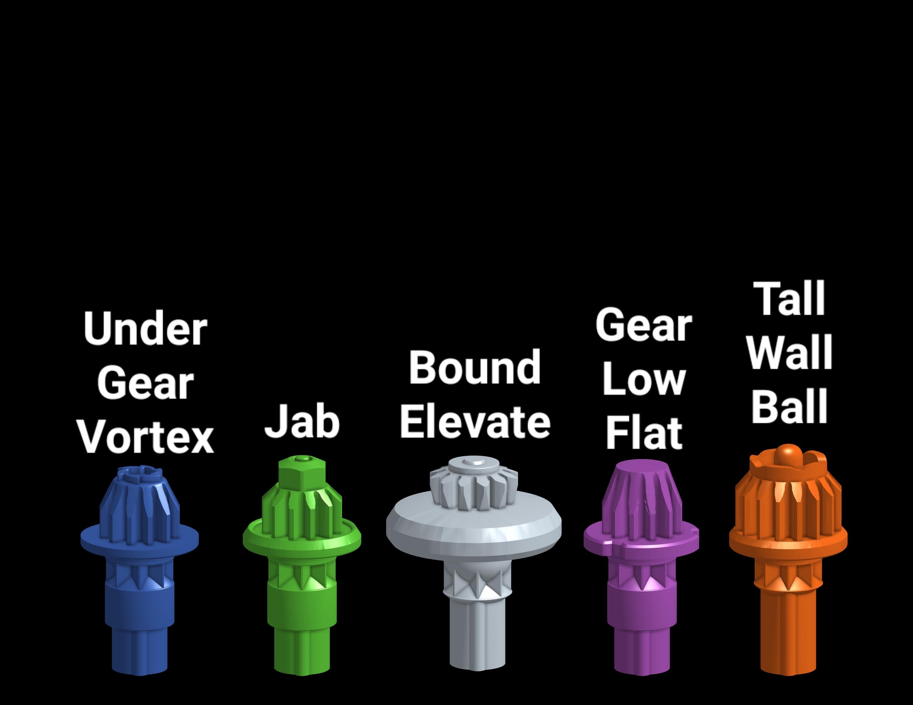 Two White Custom Beyblade X Bits + BONUS Bit [PETG] - Etsy