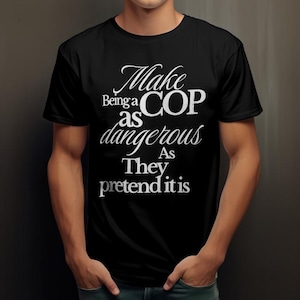 Cop Humor Unisex Classic Tee, Funny Police Shirt, Gift for Officers, Law Enforcement Apparel, Casual Wear, Great for Cop Events