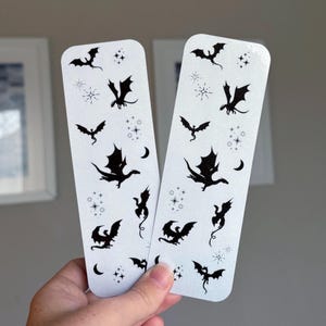 dragon print bookmark | fantasy bookmark | tog fourth wing | bookish merch | gifts for readers