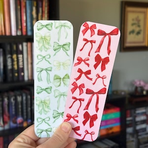 Bow Bookmark Duo: Reversible Bookish Merch