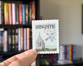 Fourth Wing Inspired Sticker: Basgiath War College Holographic Decal