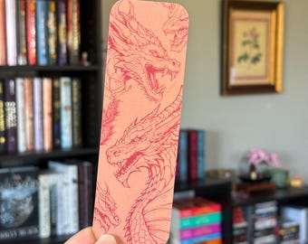 red dragon bookmark | bookish merch | gifts for readers