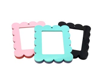 Acrylic Double-Sided Photocard Holder: Keychain, Frame
