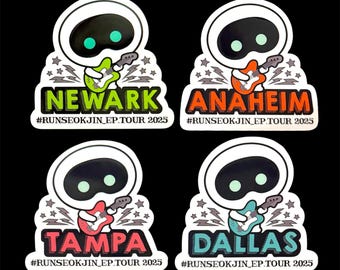 Jin Cowboy Run Seokjin Concert Tour Vinyl Waterpoof Sticker ...