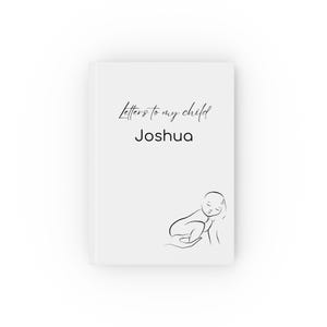 Diario personalizado "Cartas a mi hijo", libro de recuerdos para bebés, regalo para padres primerizos, libro de recuerdos familiares, diario infantil personalizado