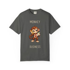 Monkey Business Comfort Colors Graphic T-Shirt image 1