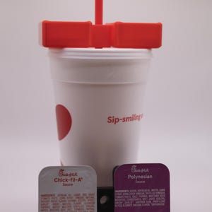 Sauce Holder | Cup Top Fast Food Sauce Holder | Sauce Holder for Car | Dip Holder | Chick Fil A | 3D Printed | Made in USA