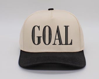 GOAL Trucker Hat soccer mom embroidered hat