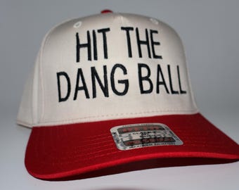 Gorra de béisbol "Golpea la pelota", gorra de béisbol de mamá, gorra de camionero bordada tipo snapback