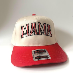 Baseball MAMA Hat, baseball mom hat, trucker hat, embroidered