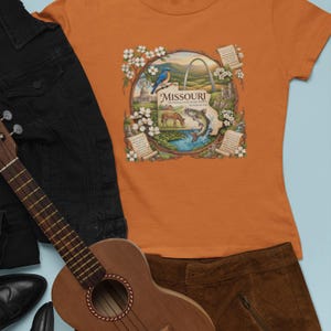 Missouri PNG | State Design with Motto | Transparent POD File | Illustration image 3