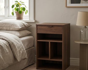 Nightstand, bedside table, living room | CNC File | Dxf Step Files