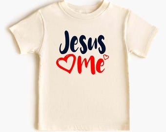 Jesus Loves Me Shirt For Kids, Christian Kids Tee, Bible Verse Shirt, Religious Shirt, Toddler Gift, Toddler Shirt, Cute Childrens JK20
