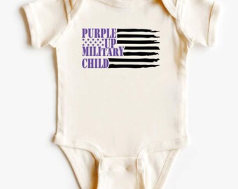 Purple Up for Military Child Shirt for Kids, Military Support Tee, Kids Military Shirt, Army Family Gift, Military Appreciation JK34