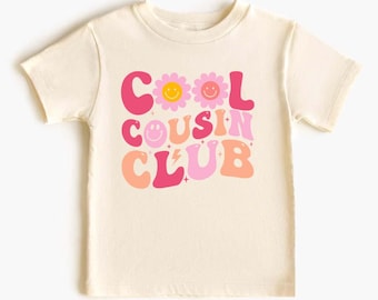 Cool Cousin Club Shirt for Kids, Family Shirt, Cute Shirt, Cousin Gift, Children's T-Shirt, Kids Club Tee, Gift For Kids JK68