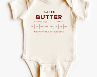 Funny Salted Butter Shirt for Kids, Humorous Children's Tee, Unique Gift for Kids, Butter Lovers Shirt, Fun Kids Wear, Gift For Kids JK60