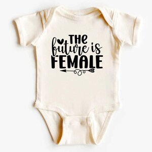 The Future Is Female Shirt For Kids, Girls Empowerment Tee, Feminist Youth T-shirt, Kids Activism Apparel, Cute Childrens Shirt JK07