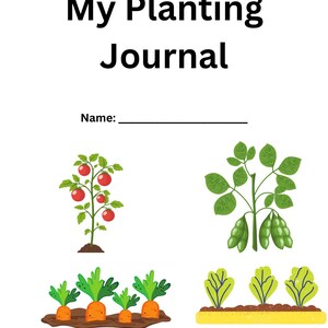 Planting Journal, Science, Education, Project-Based Learning, Gardening Unit, Science Standards, Opinion Writing, Narrative, Measurement