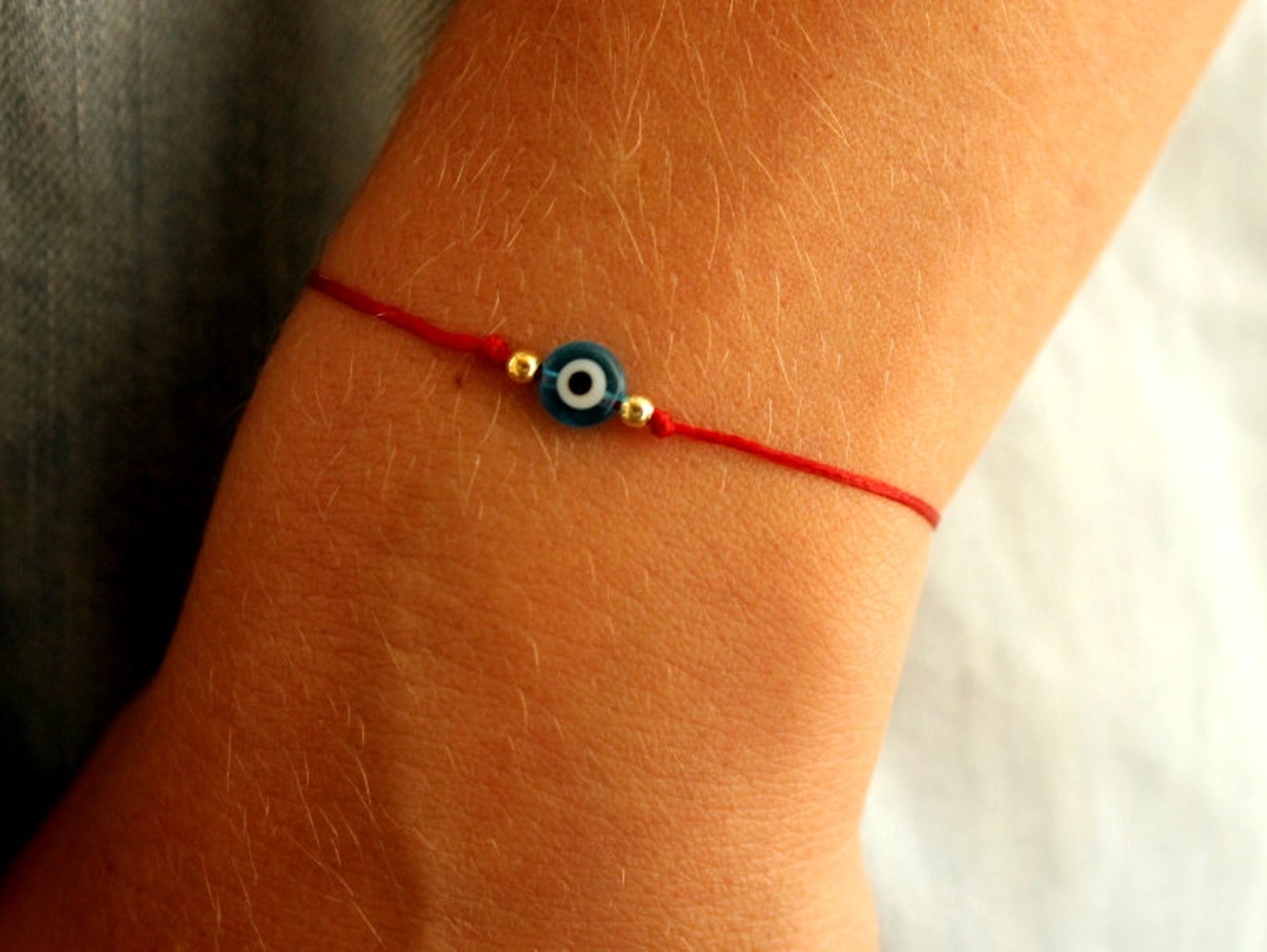 Evil Eye Red String Bracelet Protection Bracelet Unisex Etsy