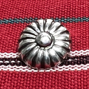 Vintage Mexican Silver Button Made in Taxco