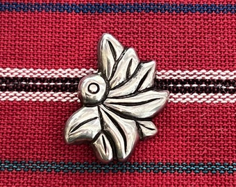 Vintage Taxco Silver Button By Hector Aguilar, No Hallmark 2 Available