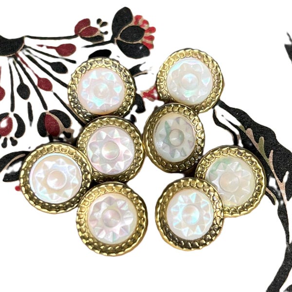 Antique Buttons Set - Etsy